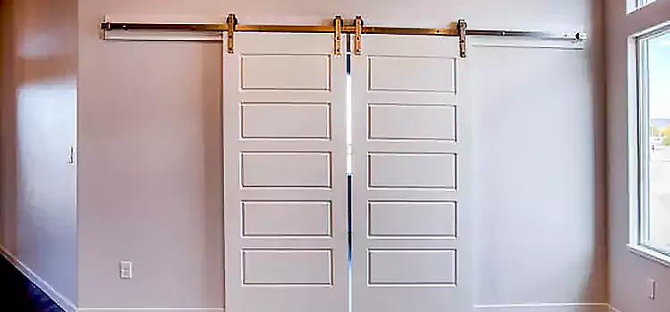 Glass Barn Door with Installation Hardware Kit Claremore