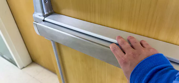 Installing a Push Bar on a Door Claremore